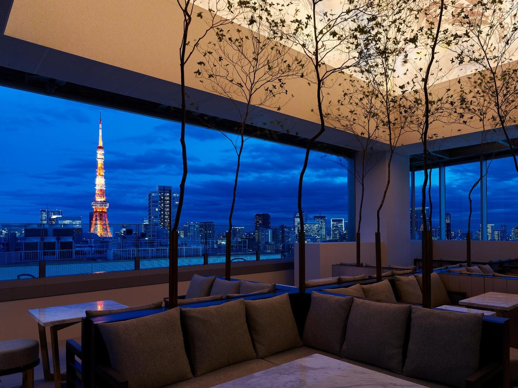 Mitsui Garden Hotel Roppongi Tokyo Premier Kültér fotó View from the Sky Bar